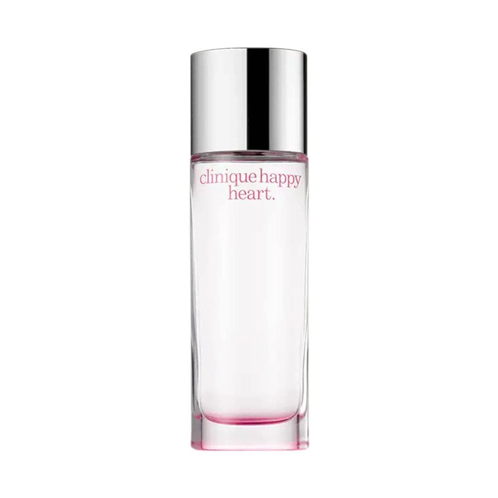 Clinique Eau de Parfum Spray Happy Heart - Perfume para mulheres | Notas de mandarim, pepino, prímula amarela, jacinto de água, + madeira loira, 90 ml