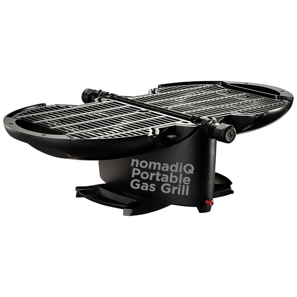 Churrasqueira a Gás Portátil serve até 5 Pessoas, 5000 BTU, 110v, NOMADIQ, Preto