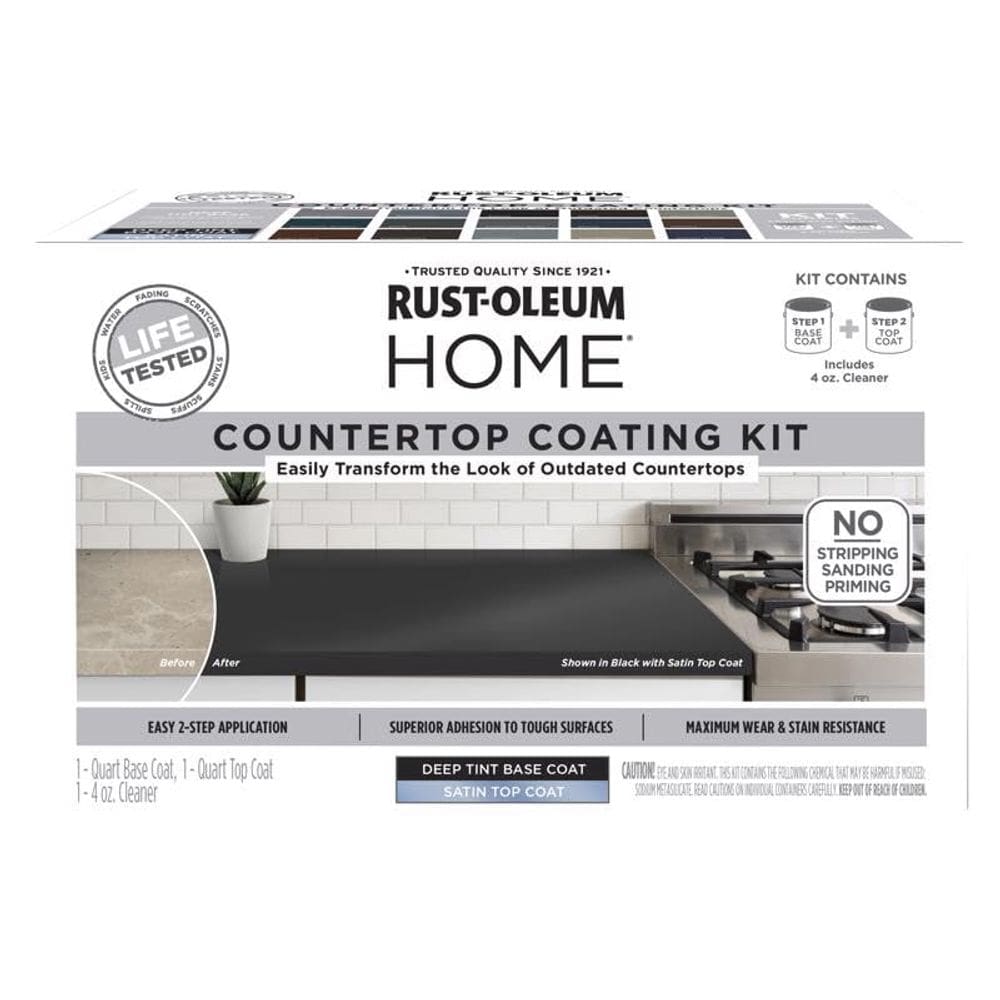 Kit de revestimento de bancada Rust-Oleum Deep Tint Satin
