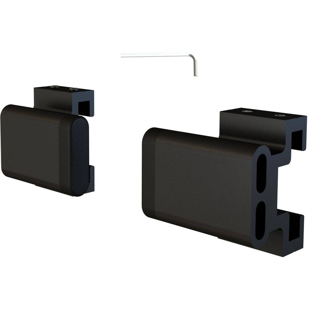 Batente de porta Stone Harbor Harbor Hardware Wagon Wheel Track Stop lubrificado