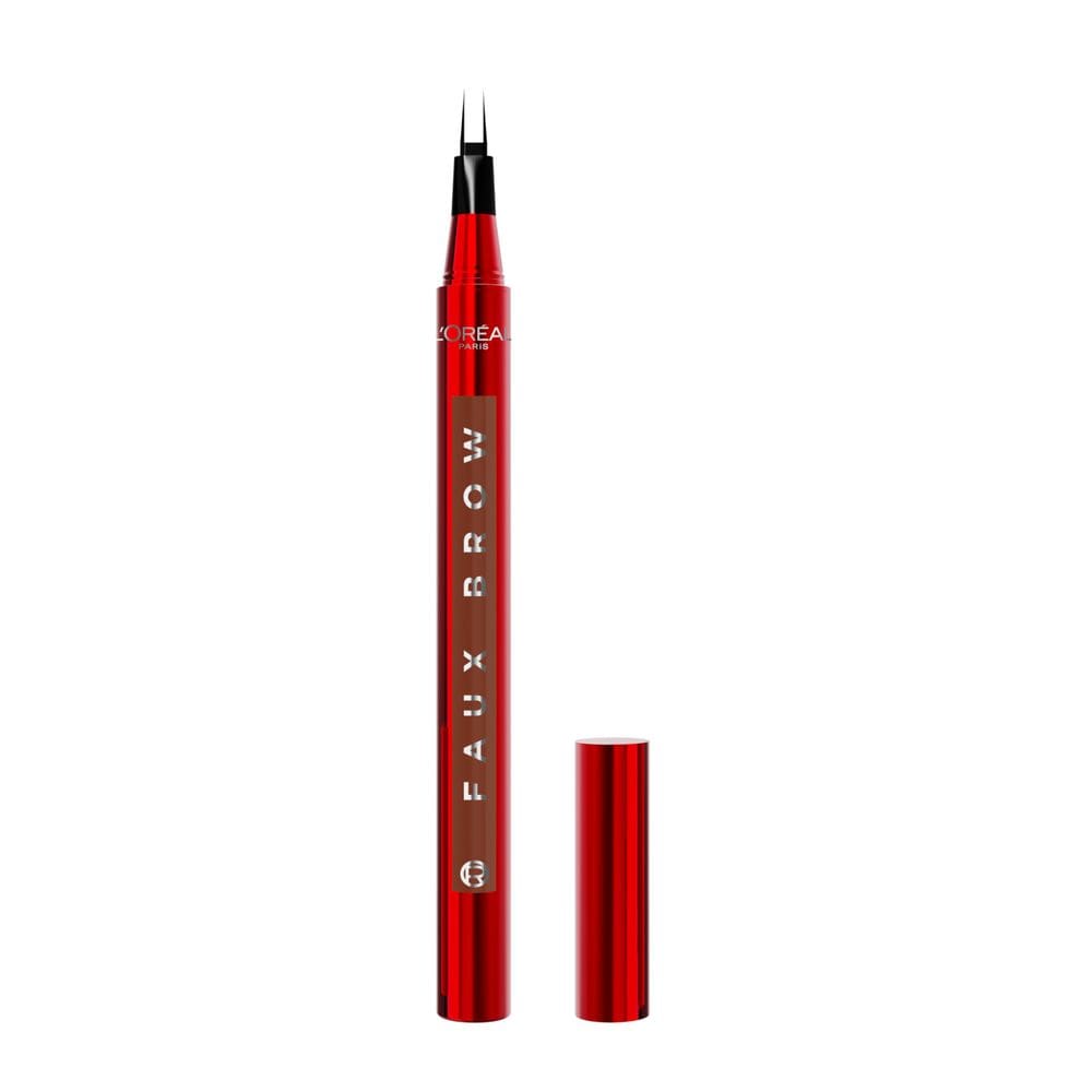 Caneta de sobrancelha L`Oreal Paris Faux Brow Hair-Like Mahogany 1,2 mL