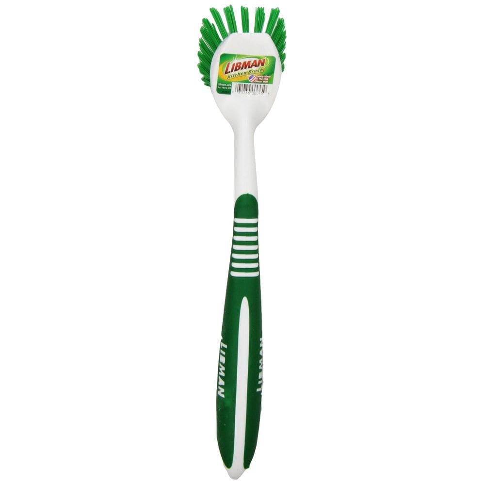 Escova de cozinha Libman, lavável na máquina de lavar louça com raspador