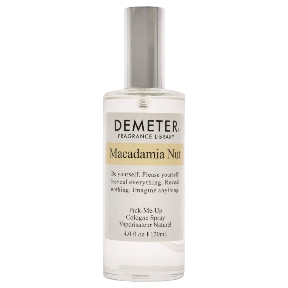 Perfume Demeter Cologne Spray para mulheres, noz de macadâmia, 120 ml
