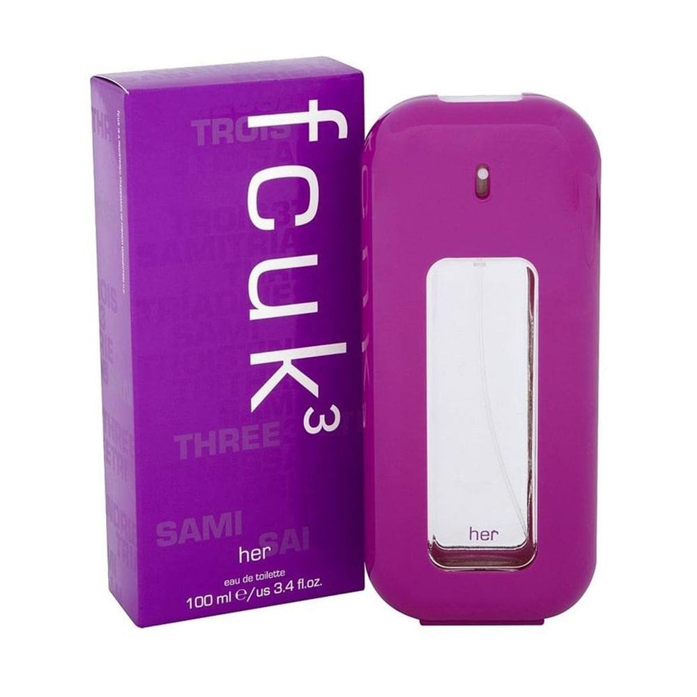 Perfume FCUK Fcuk 3 Eau de Toilette 100ml para mulheres