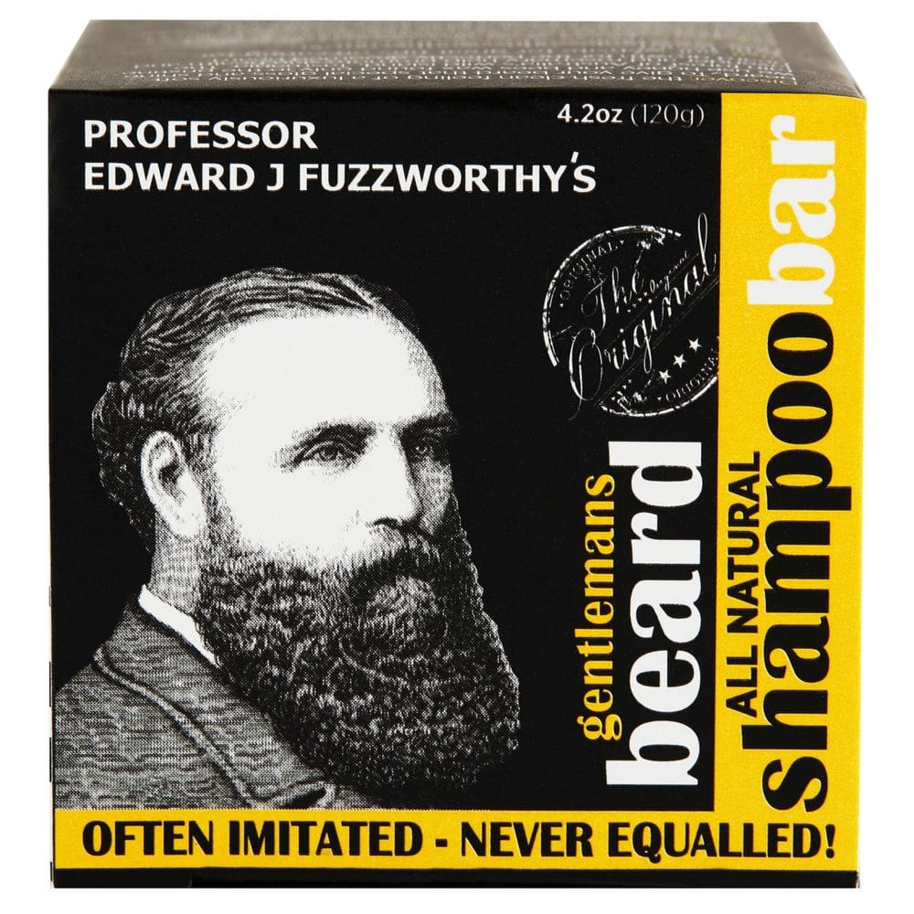 Shampoo para barba Professor Fuzzworthy 120g, óleos totalmente naturais