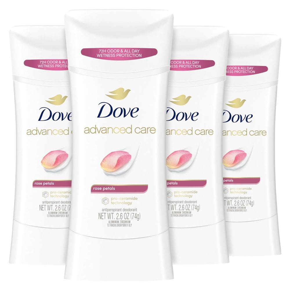 Desodorante antitranspirante Stick Dove Advanced Care Rose Petals