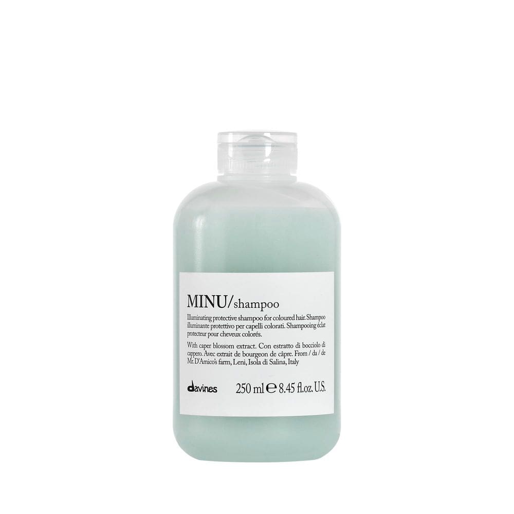 Shampoo Davines MINU Color Retention para cabelos coloridos 250mL
