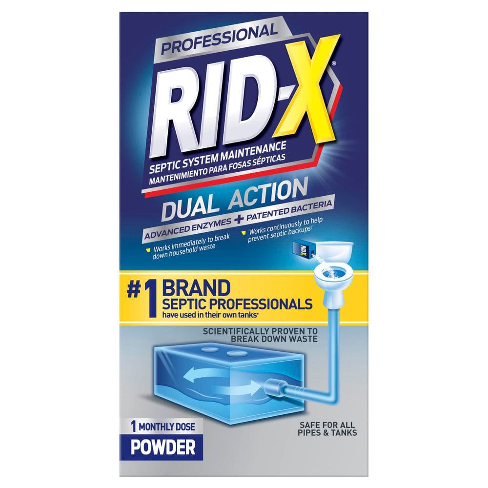 Tratamento séptico Rid-X Powder 280 ml, ingredientes naturais
