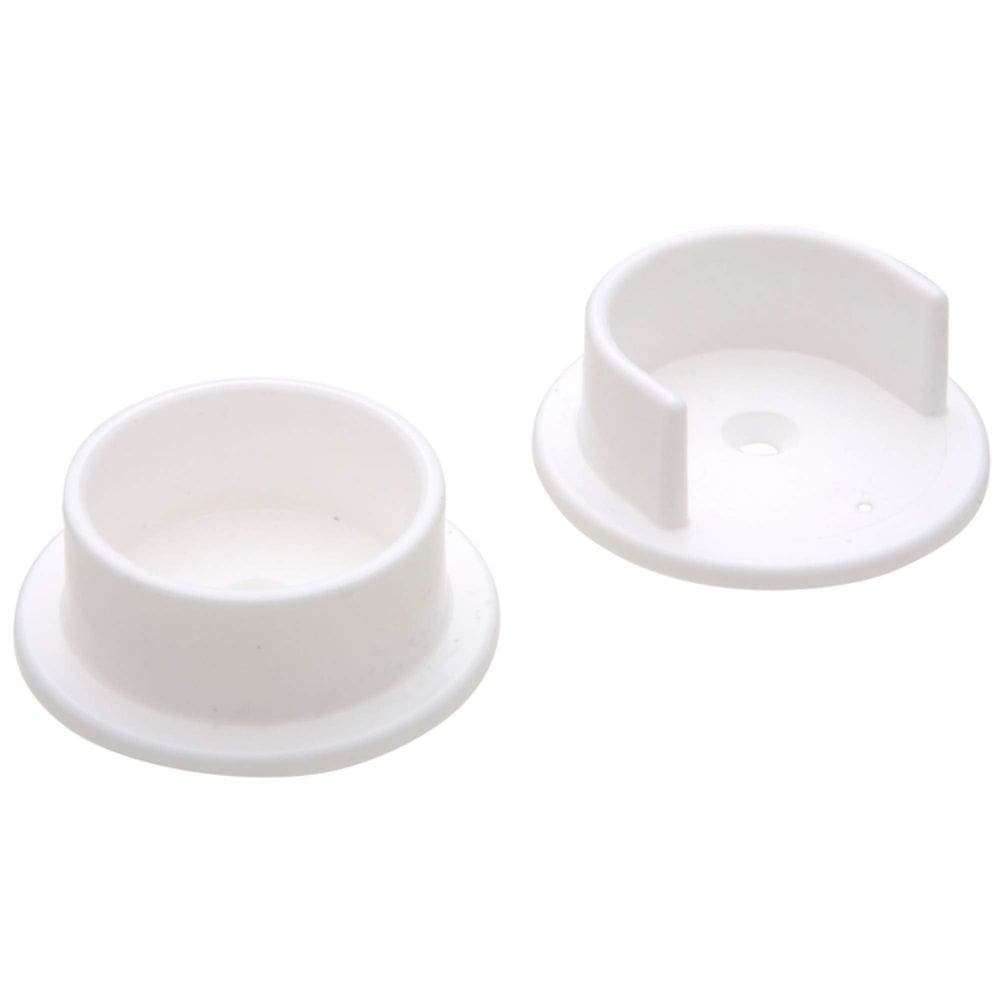 Conjunto de soquetes de plástico Doorstop National Hardware de 5,5 cm