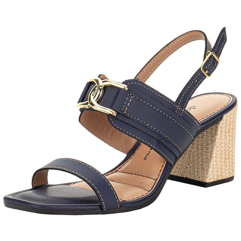 Sandália Feminina Salto Grosso Dakota Y8284