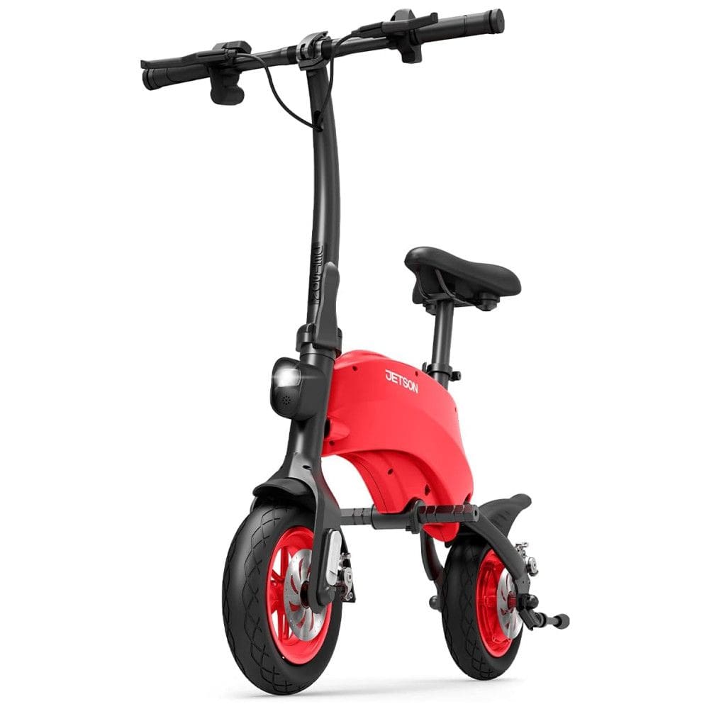 Bicicleta Elétrica Dobrável para Adultos Velocidade Máxima 24km, h, 110V 250W, Jetson LX10 , Vermelha