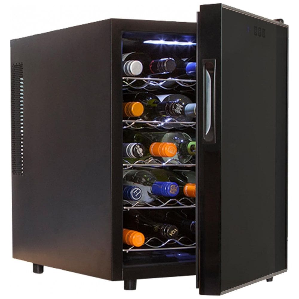 Frigobar Koolatron para Vinhos, Adega para 20 Garrafas de Champanhe, Vinho Tinto e Branco, Porta de Vidro Duplo, 48 Litros
