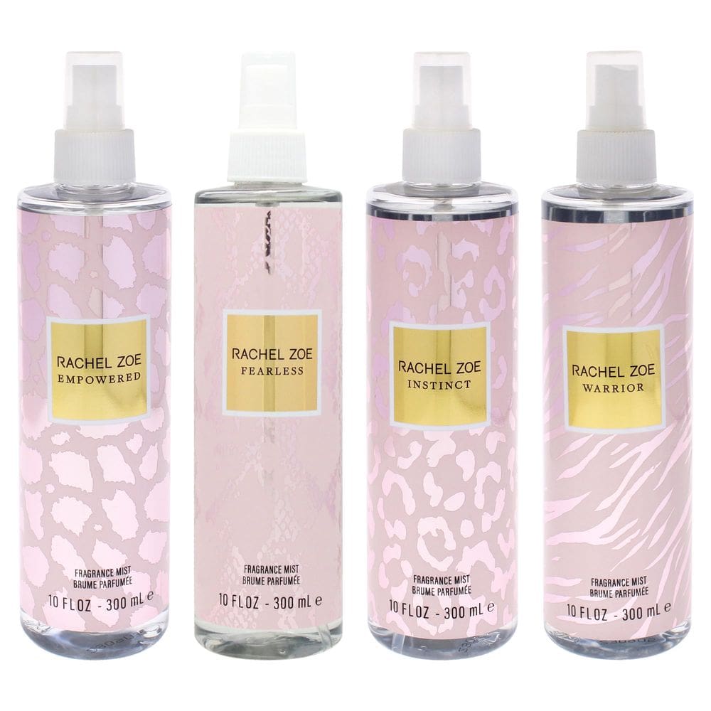 Conjunto de névoas de fragrância Rachel Zoe, 4 unidades, 300 ml cada