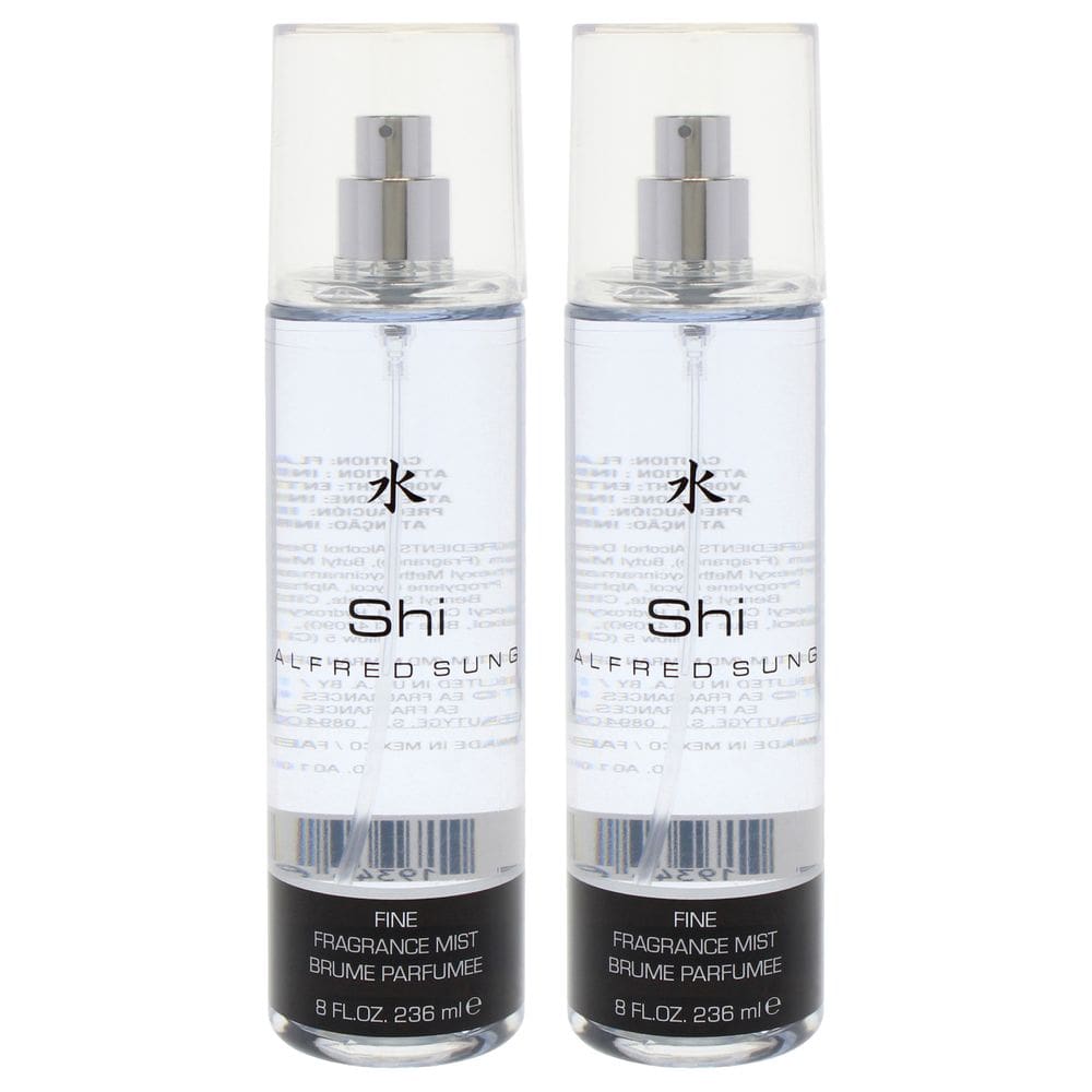 Fragrance Mist Alfred Sung Shi para mulheres, 240 ml, pacote com 2