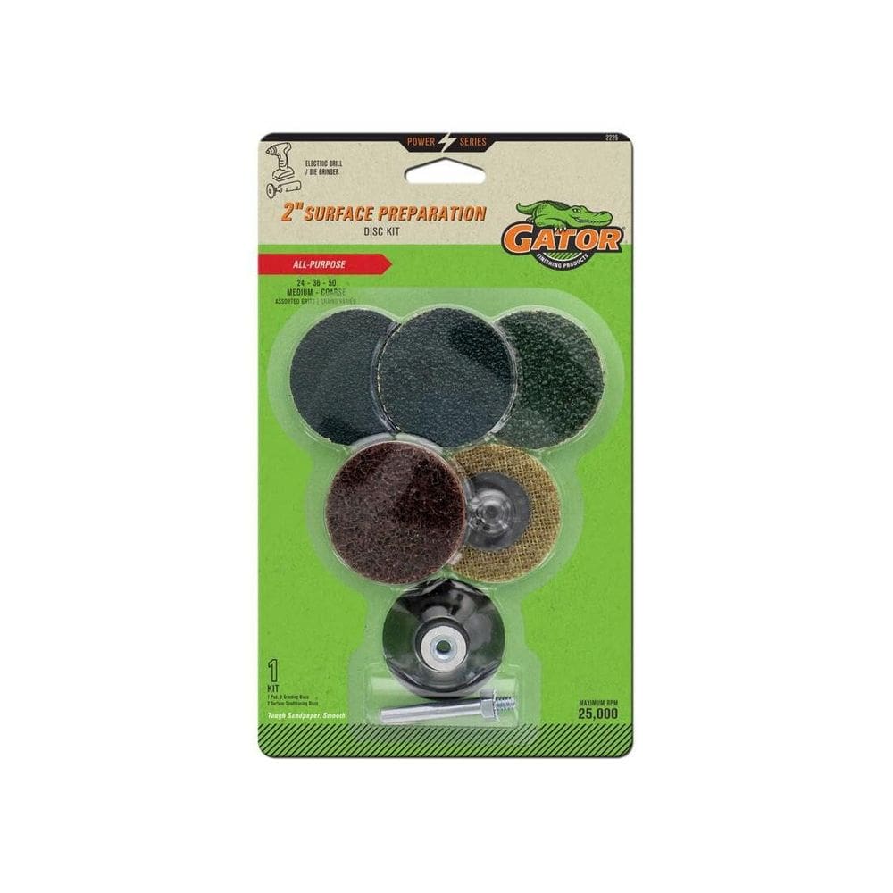 Kit de disco de lixamento para preparação de superfície Sander Ali Industries 2225