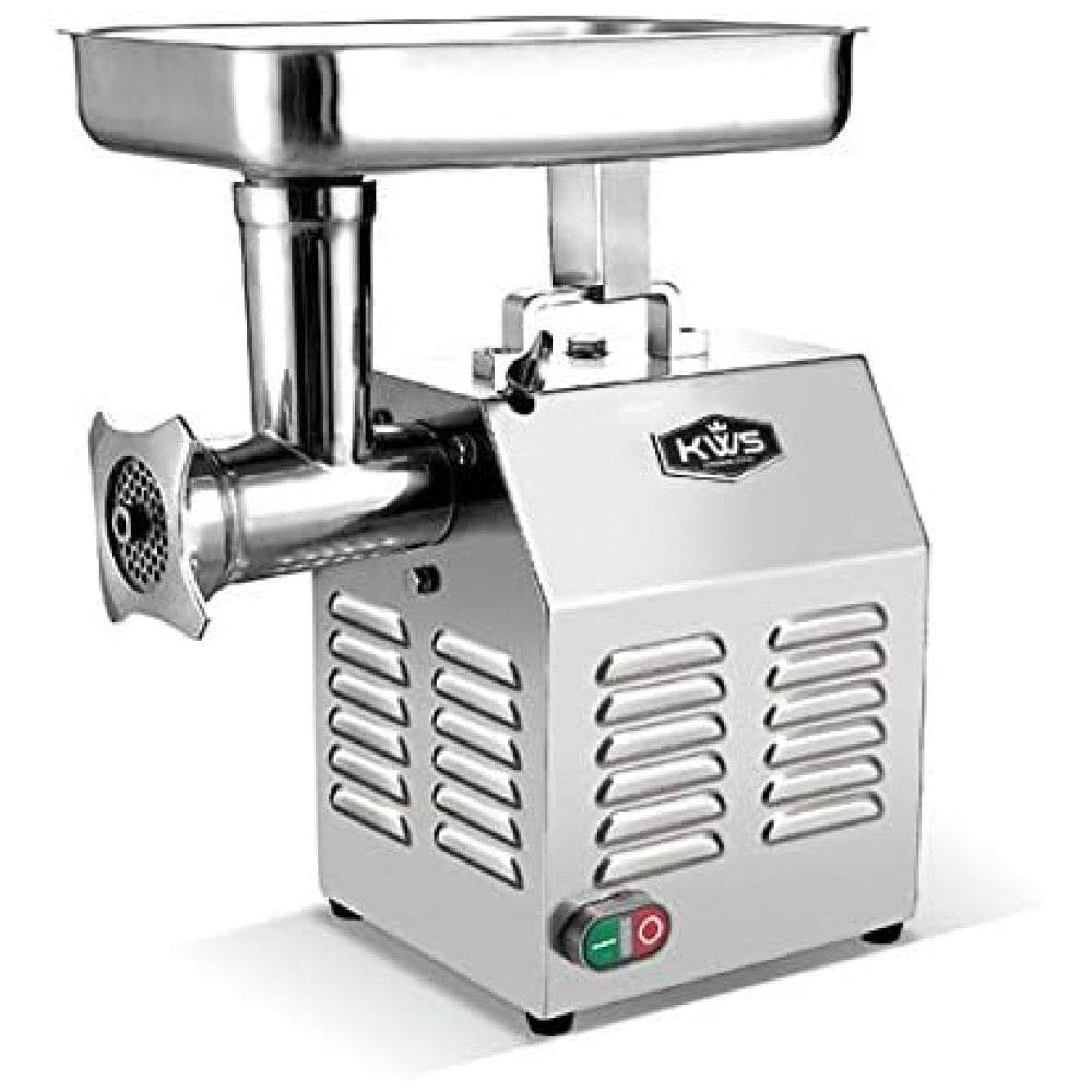 TC 765W 1HP moedor de carne elétrico de aço inoxidável moedor de carne para restaurante, delicatessen, casa, KWS KITCHENWARE STATION ME 12
