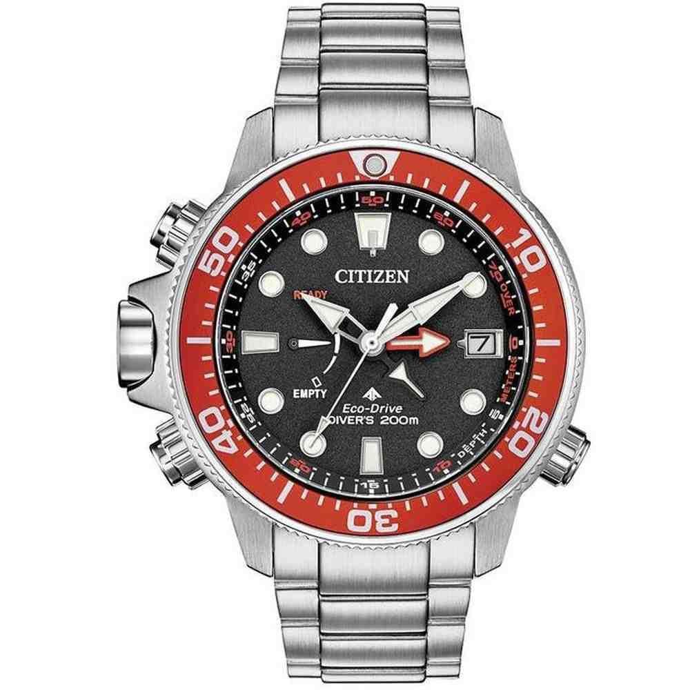 Relógio Citizen Aqualand Promaster Prata 46mm Eco-Drive