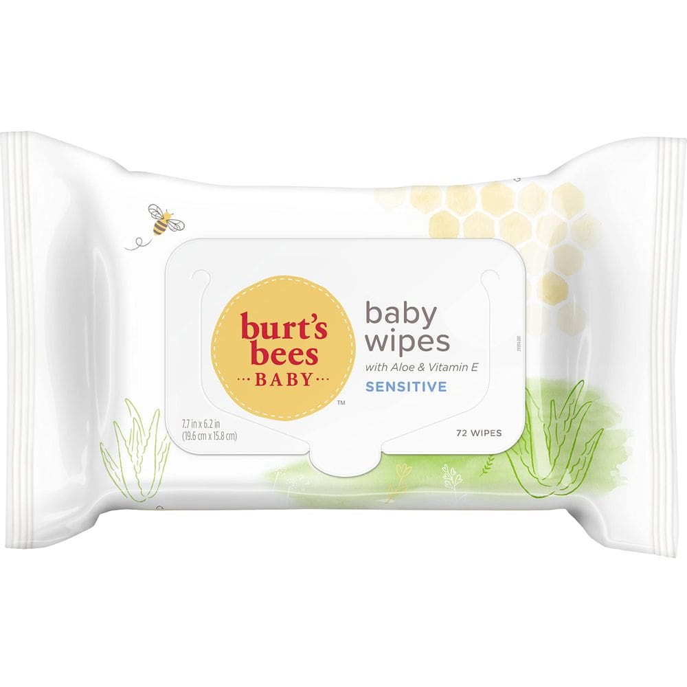 Lenços umedecidos para bebês Burt`s Bees, sem cloro, 72 unidades (pacote com 1)
