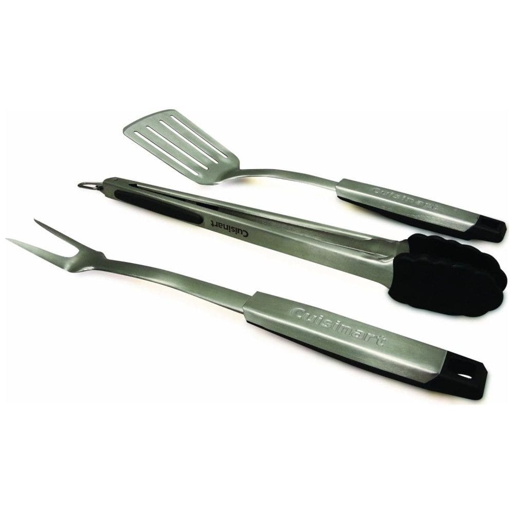 Churrasco Profissional Grill Conjunto 3 peças, CUISINART CGS 333, Prateado