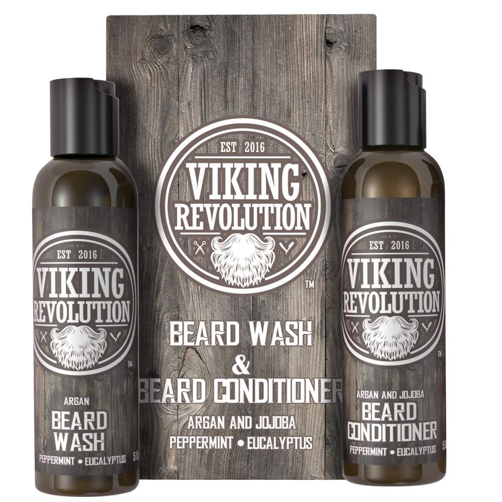 Conjunto de sabonete e condicionador de barba Viking Revolution