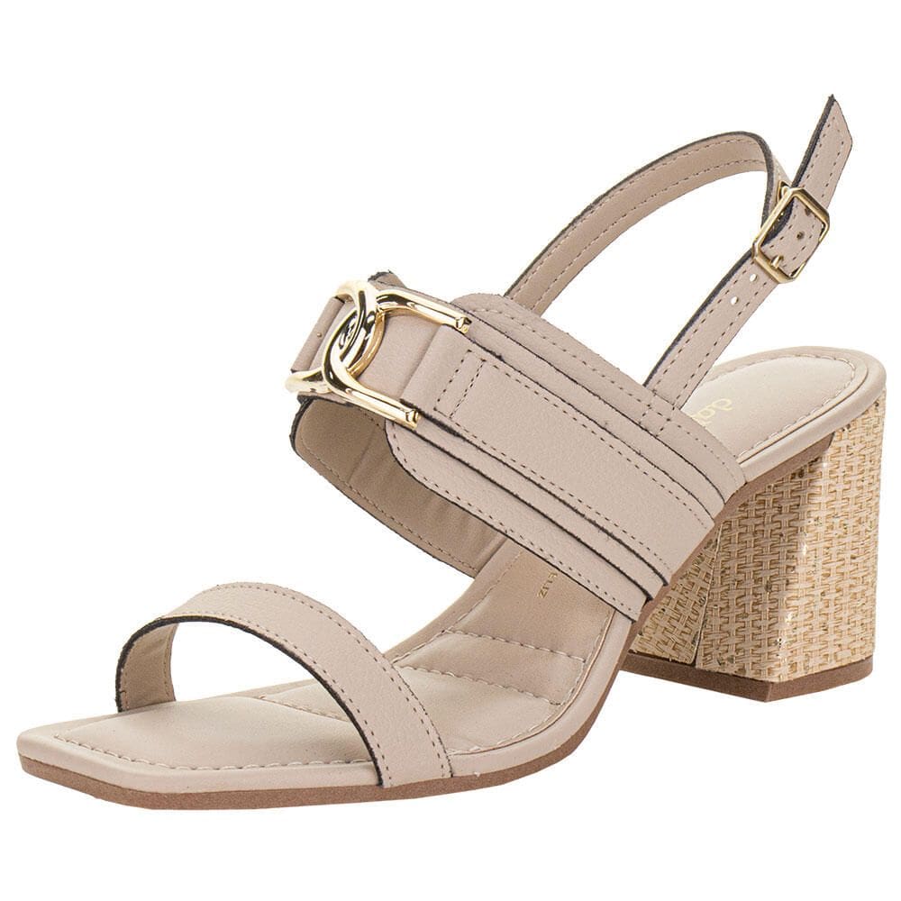 Sandália Feminina Salto Grosso Dakota Y8284