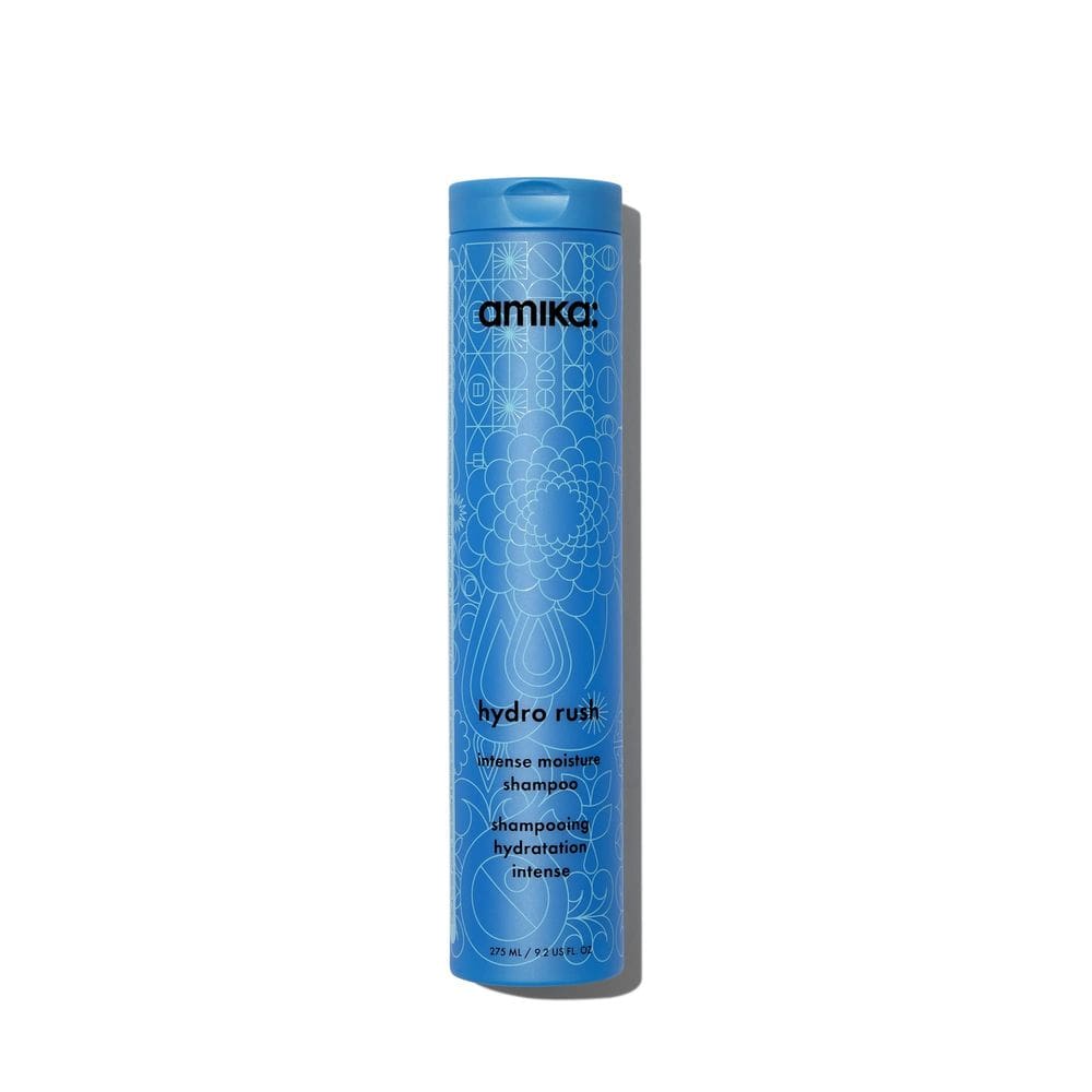 Shampoo amika Hydro Rush Intense Moisture 275mL com ácido hialurônico