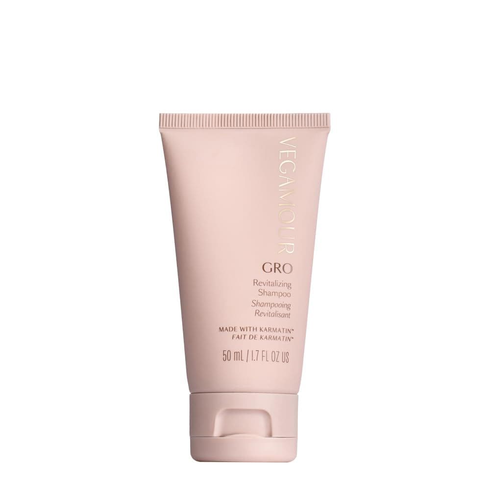 Shampoo VEGAMOUR GRO Revitalizante 50 mL de queratina vegana cítrica