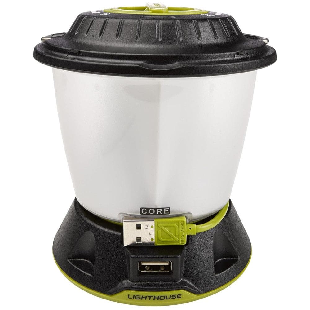 Lanterna LED 430 Lúmens Lighthouse Core Saída USB Mostrador de Brilho, GOAL ZERO 32009, Preto
