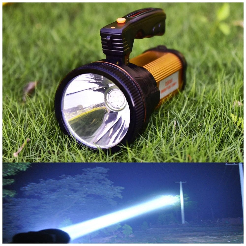 Lanterna LED CREE Bateria de Lítio Alcance 79m à Prova Dágua e Impacto Recarregável USB