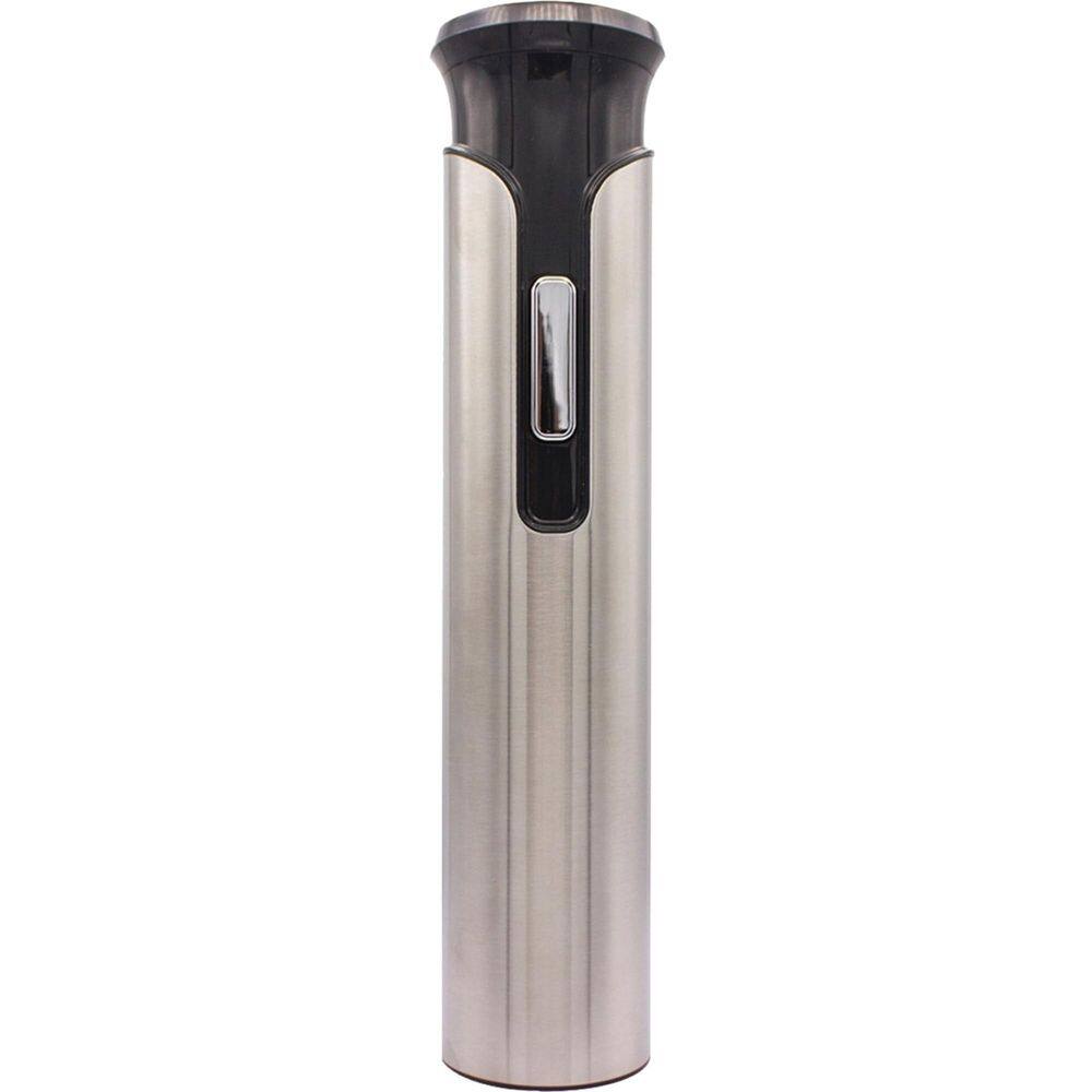 Saca-rolhas elétrico Houdini H1-04104T preto e inoxidável