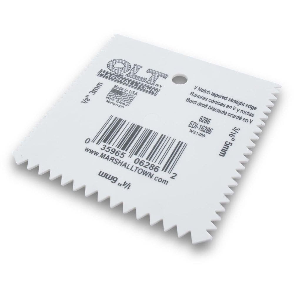 Espalhador de ladrilhos para pisos QLT da Marshalltown Plastic Notch