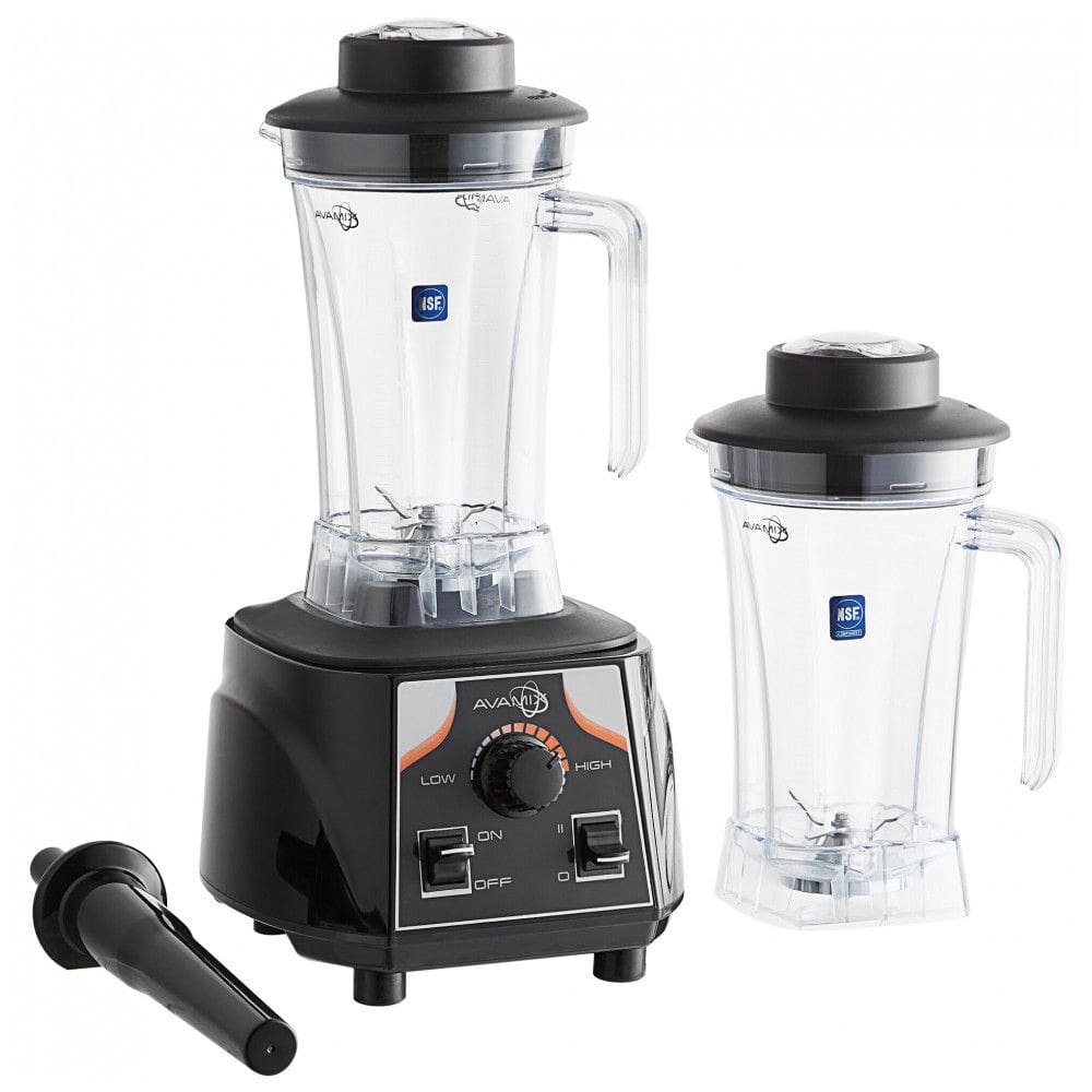 Liquidificador Industrial AvaMix BX2000V2J 3,55 cv com Controle de Alternância, Velocidade Variável e 2 Recipientes de 1,9 Litros Tritan