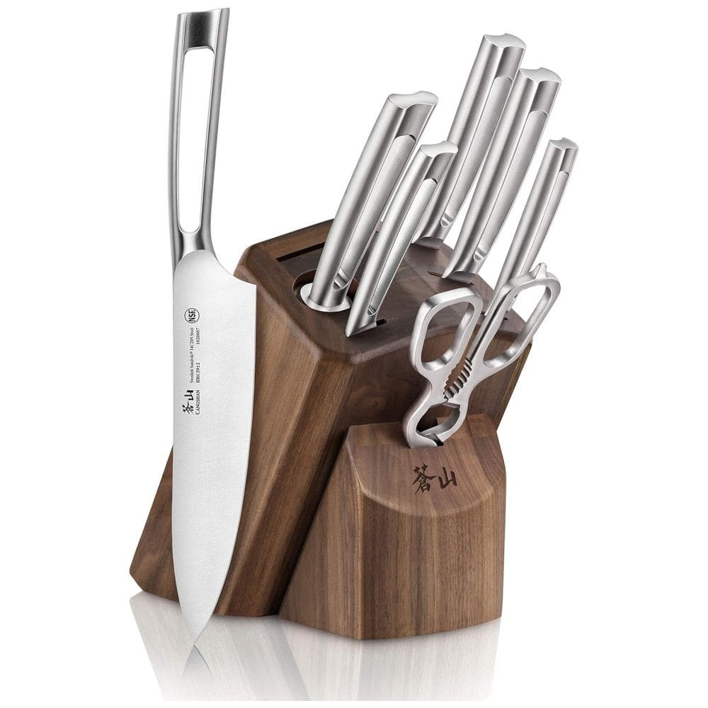 Conjunto de facas TN1 Série, 8 Peças, Aço Inoxidável, CANGSHAN 1021950, Prateado