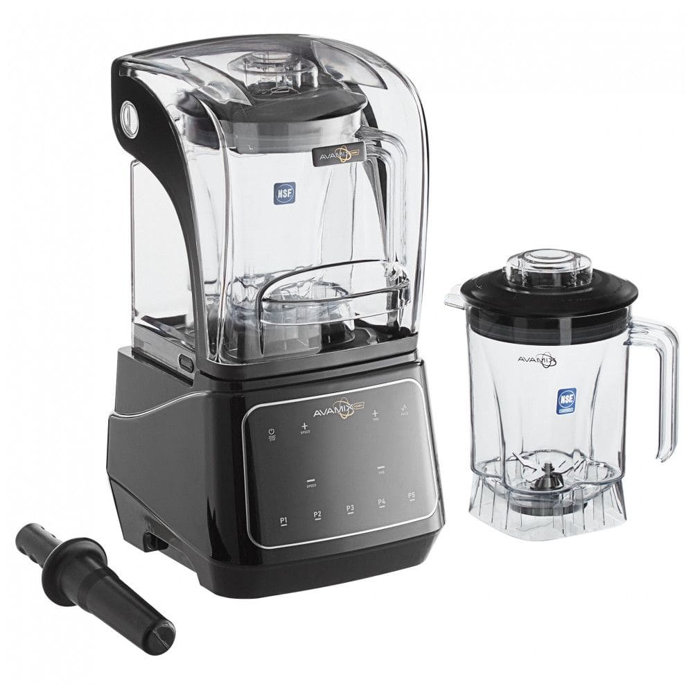 Liquidificador Industrial AvaMix Apex HBX10002J 1,42 Litros 3,55 cv Programável com Painel de Toque, Proteção Acústica e 2 Recipientes 110V