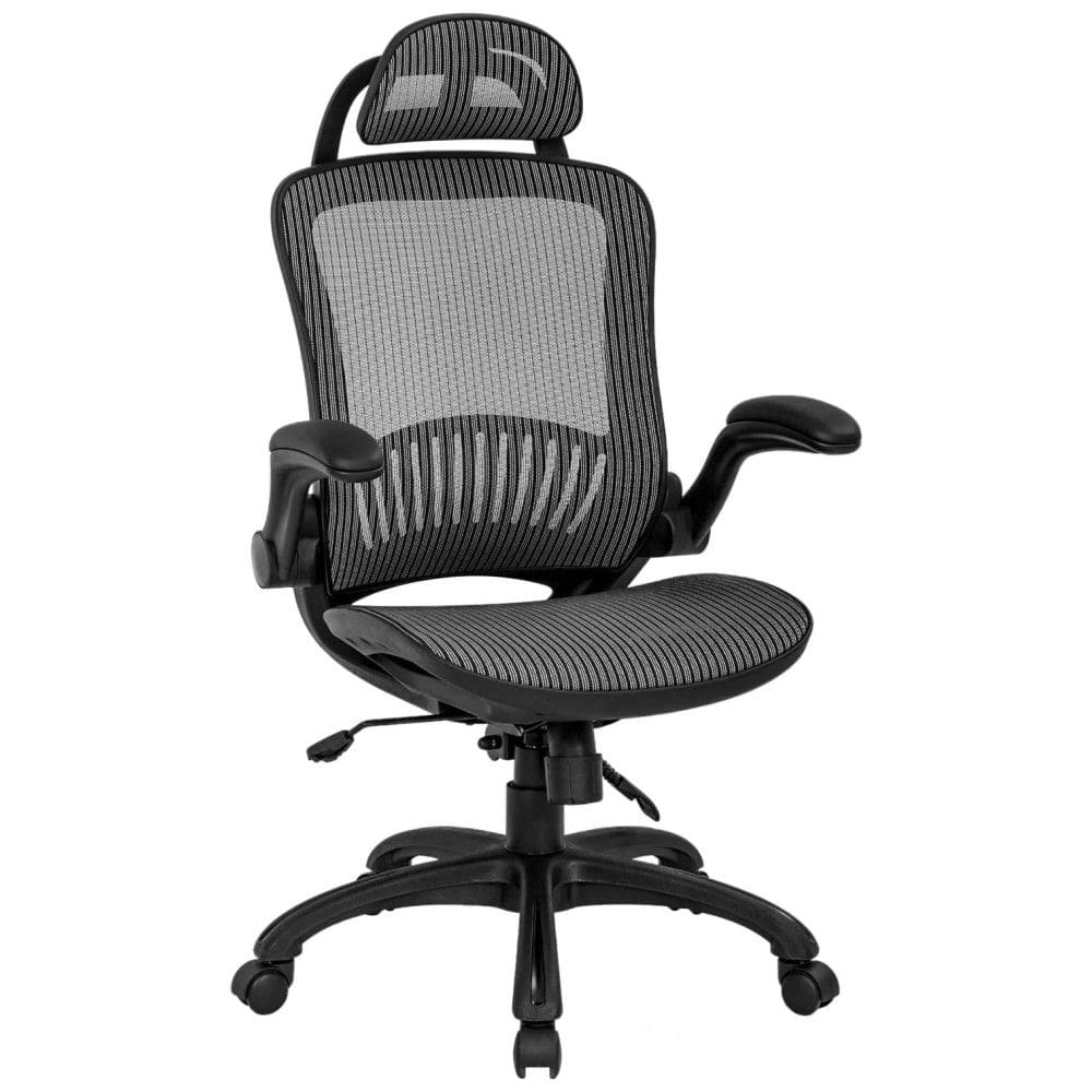 BestOffice Cadeira de Escritório Giratória Ajustável Ergonômica c, Apoio de Cabeça