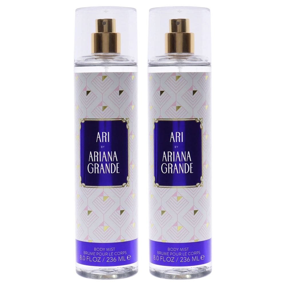 Perfume Ari by Ariana Grande Body Mist 240 ml para mulheres, pacote com 2
