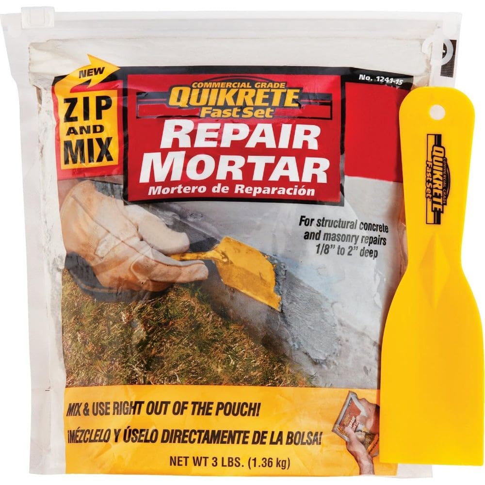 Argamassa de reparo Quikrete FastSet 1,36 kg Mistura de concreto