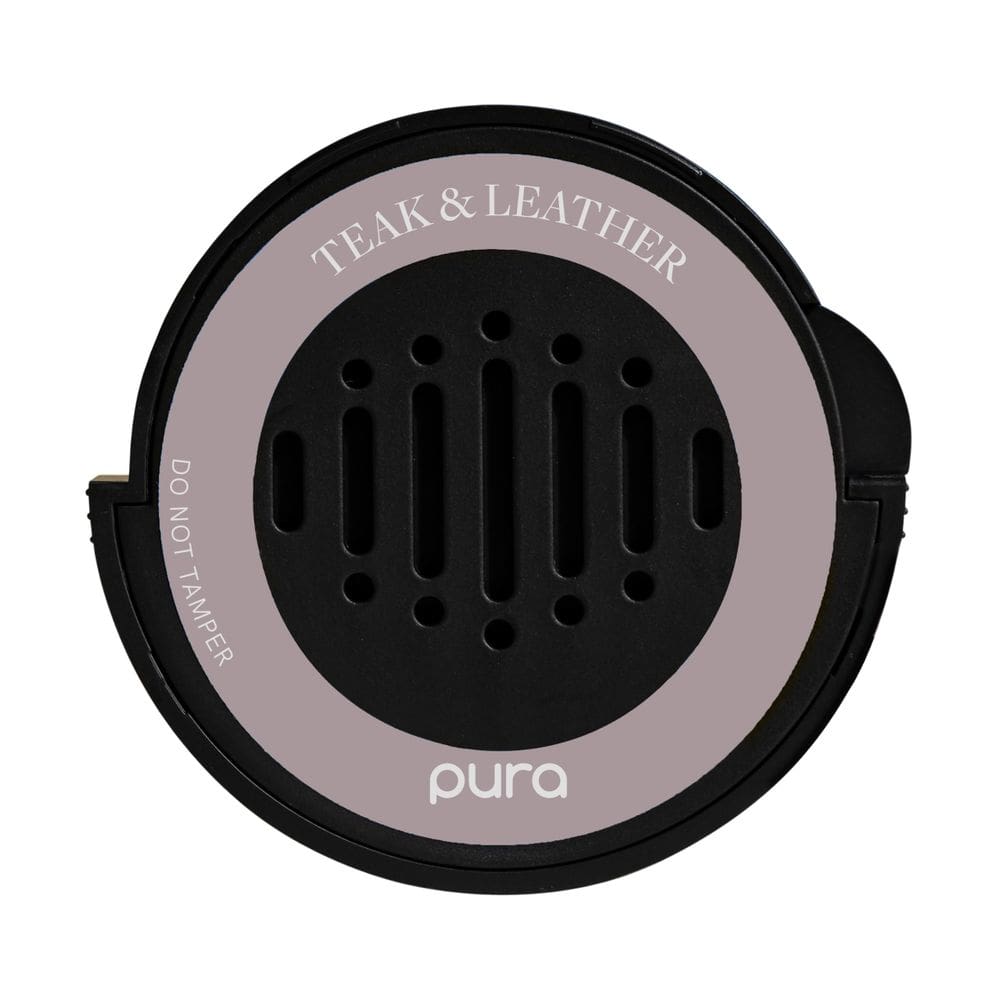 Car Scent Refill Pura Luxury Fragrance de teca e couro