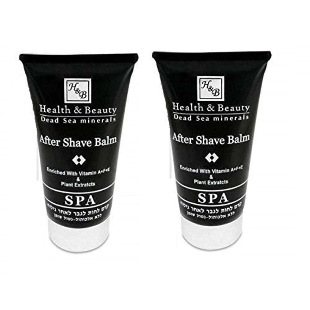 Bálsamo pós-barba H&B Dead Sea para homens (pacote com 2)