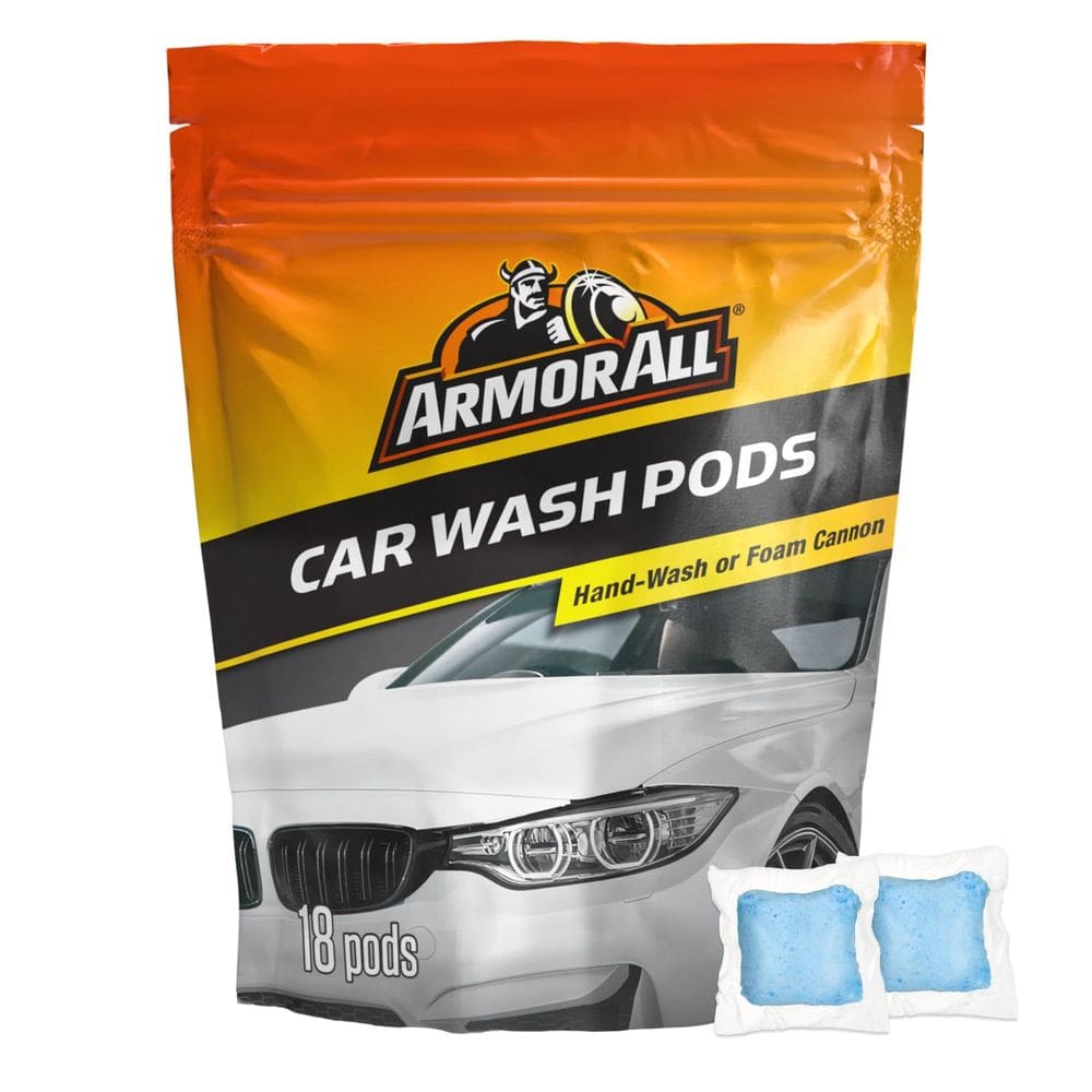 Fórmula pré-medida Car Wash Pods Armor All, 18 unidades