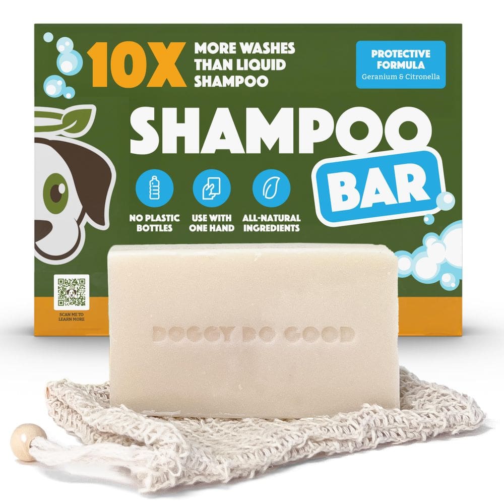 Barra de shampoo para cães Doggy Do Good Gerânio e Citronela 900 ml