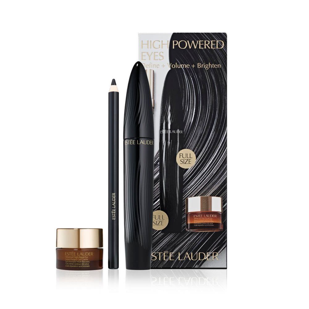 Conjunto de maquiagem Estée Lauder High Powered Eyes Turbo Lash 3 peças