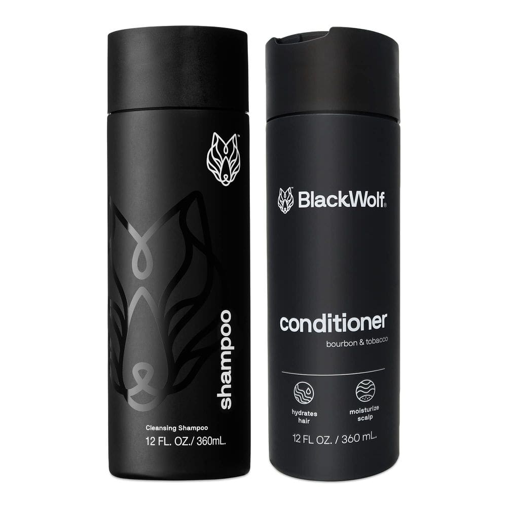 Conjunto de shampoo e condicionador Black Wolf Everyday Men 350ml