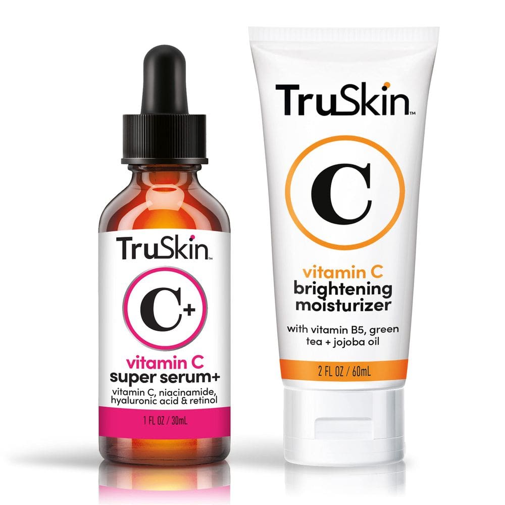 Conjunto de cuidados com a pele TruSkin Super C Duo com Super Sérum e Hidratante