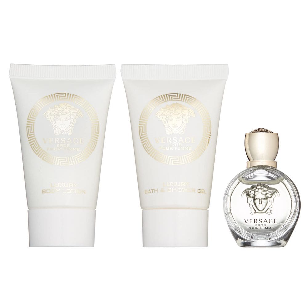 Kit de viagem Perfume Versace Eros Pour Femme 3 peças
