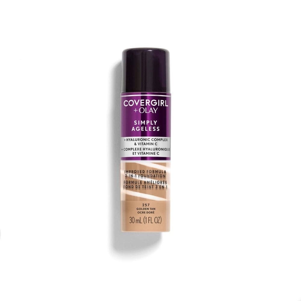 Base líquida COVERGIRL+OLAY Simply Ageless 3 em 1 Golden Tan