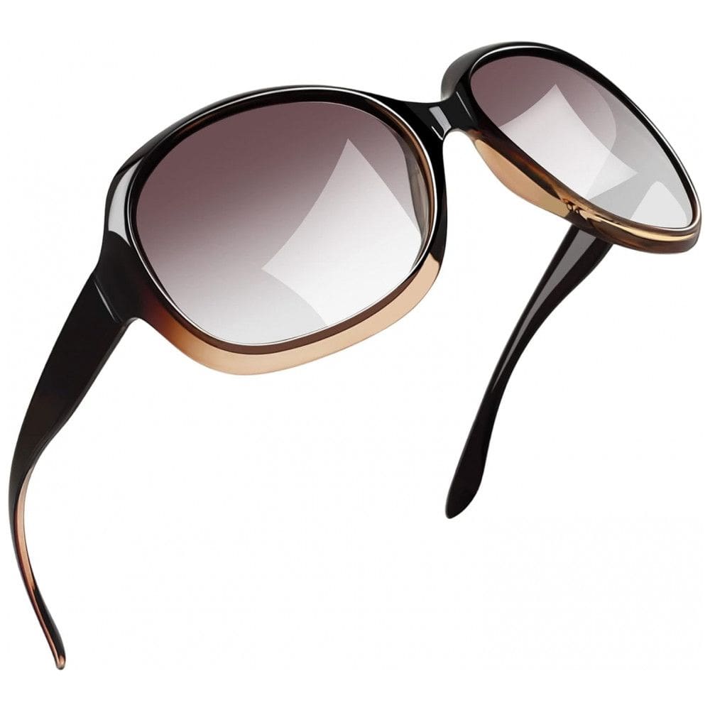 Óculos de Sol Feminino com Proteção UV, Joopin B13, Marrom Gradiente