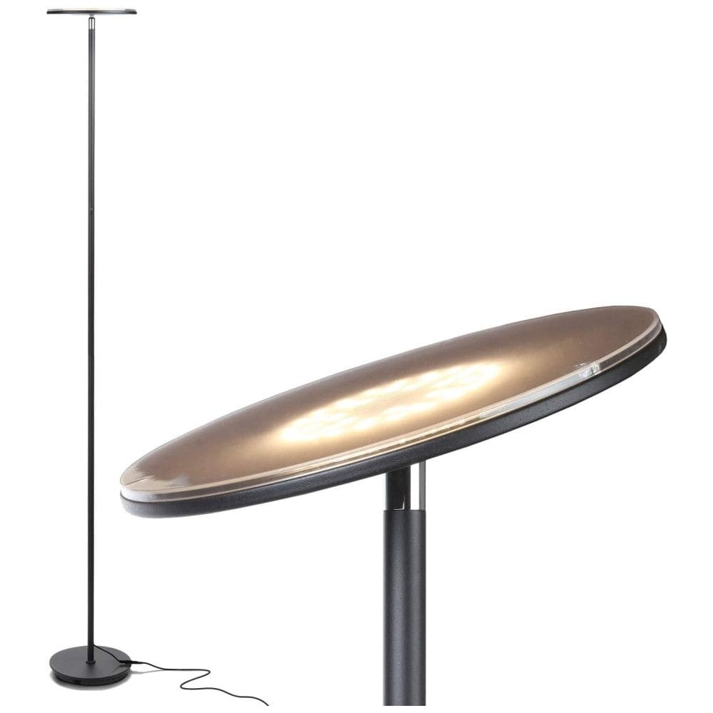 Luminária de Piso Contemporânea LED 2190 Lúmens, 110v, BRIGHTECH 211136S BK