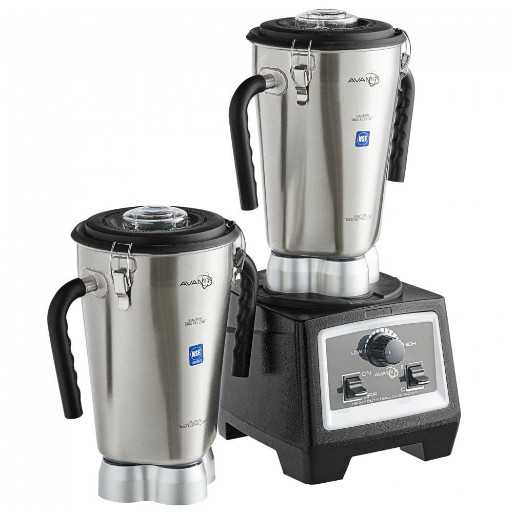 Liquidificador Industrial de Alimentos de Alta Capacidade AvaMix BX1GRGV2J 3,80 cv 3,78 Litros em Aço Inoxidável com Controles de Velocidade