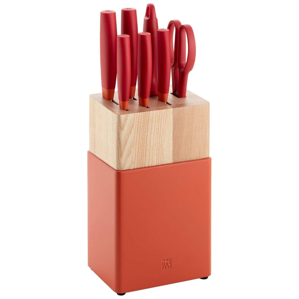 Conjunto de Facas Now, 8 Peças, Aço Inoxidável, ZWILLING J.A. HENCKELS 33421 000, Laranja